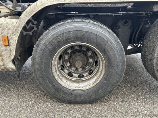 Camion benne SCANIA R440 6X2 ABROLLER, SCHALTER ,RETARDER, E5, LENK,LIFT HYVA LIFT, OHNE AUFBAU