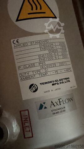 črpalka z motorjem v cevi z režami Teikoku BA61-116J4BL-050611V-F