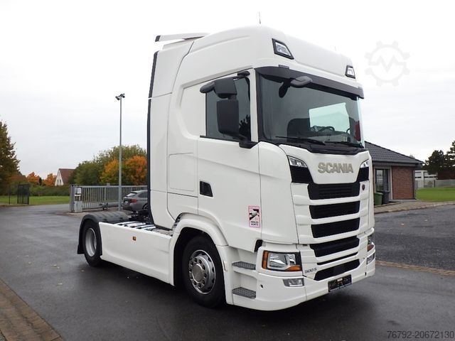 Trattore stradale standard SCANIA S 500 A New/Ret/PTO/2xTank/Spoiler/Navi /Standkl