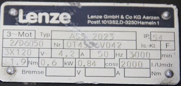 Servomotor Lenze ASS-2023