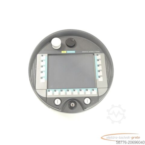 Siemens component Siemens 6AV6645-0CC01-0AX0 MOBILE PANEL 277 SN:16443558 + 6XV1440-4BH50