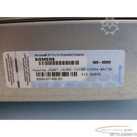 Componente Siemens Siemens 6ES7647-6CH50-1HA1 SN:SVPCD851307  !