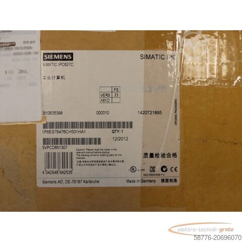 Componente Siemens Siemens 6ES7647-6CH50-1HA1 SN:SVPCD851307  !