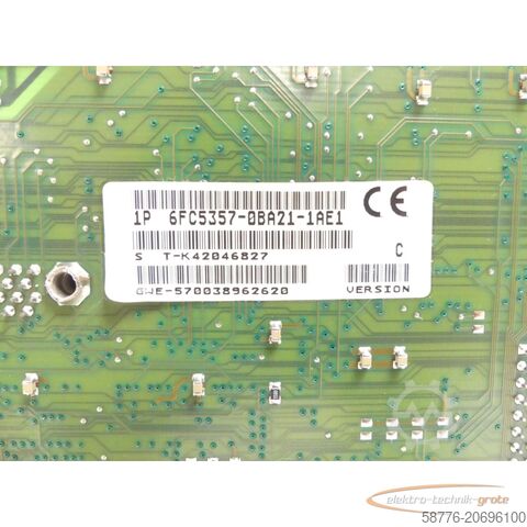Komponen Siemens Siemens 6FC5357-0BA21-1AE1 NCU 572.2 Version: C SN:T-K42046827