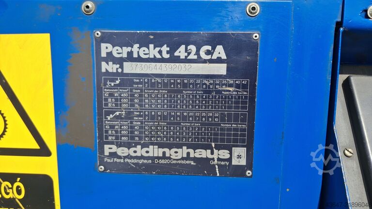 रीबार बेंडिंग मशीन Peedinghaus 42ca Peddinghaus Perfekt 42 CA