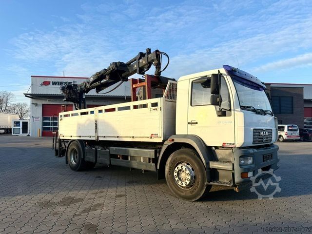 Krautuvas sumontuotas ant sunkvežimio MAN LE 18.280 Pritsche mit HIAB 133 K PRO/HIPRO Kran
