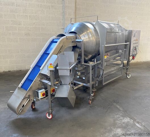 Nepārtrauktas maizes sistēma FED Drum Coater, Type Crumb breader