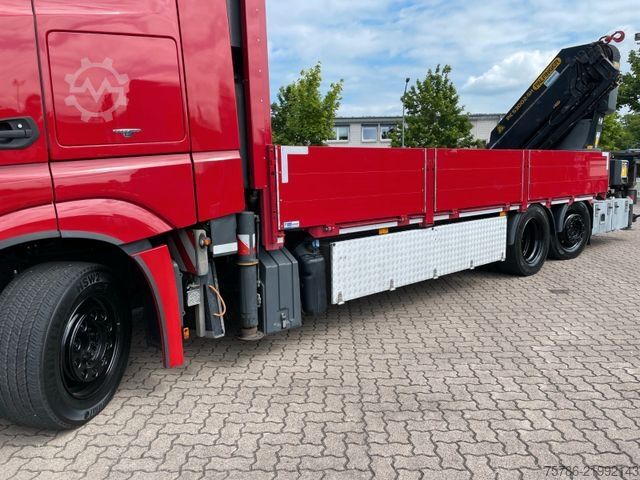 Grúa montada en camión MERCEDES-BENZ Actros 2648 L/ Container/ PK 53002/ 16.3m=2.45t