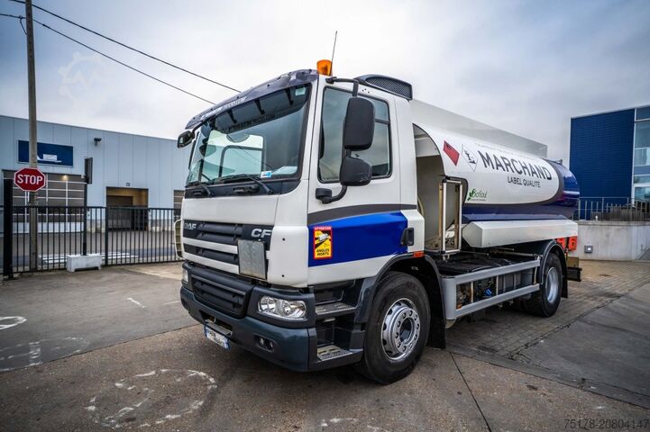 Truk tangki DAF CF 75 360 +ALU MAGYAR 13.500L /4COMP + INTARDER