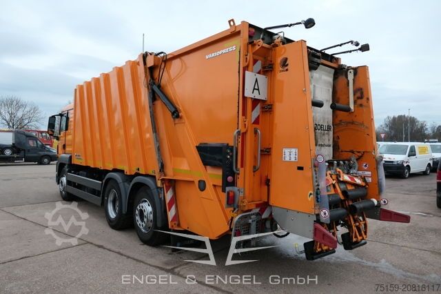 Сметовоз man TGS 26.320 Variopress 522 Zoeller Schüttung 5-Sitz Klima Automatik Luftfederung
