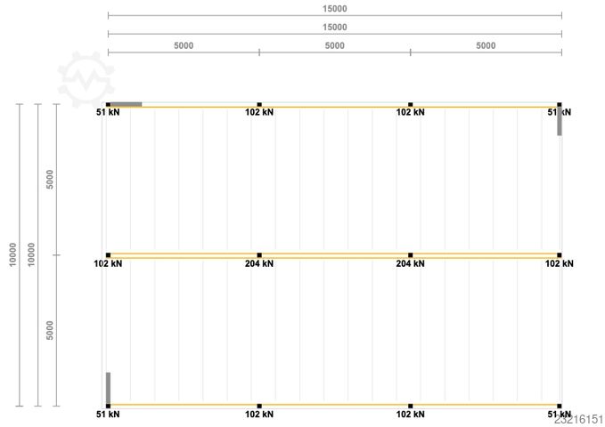 Skladiščna platforma 10x15m Lagerbühne , Belastung : 500kg/qm Unterkante: 3,0m , ca. 150qm Systembühne