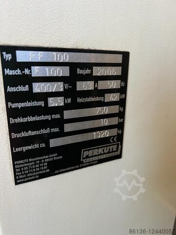 Maskine til rengøring af dele Perkute PF100