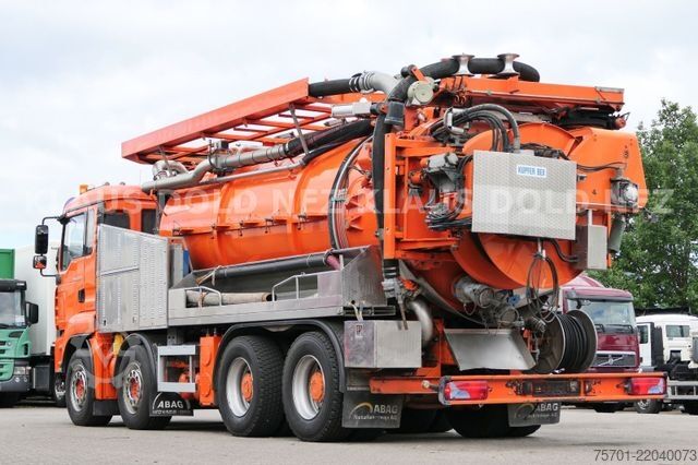 Camion-citerne à vide MAN TGA 41.430 Kanalreinigungs- u. Saugfahrzeug 8x4
