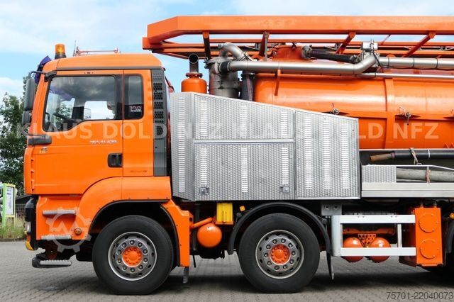 Camion-citerne à vide MAN TGA 41.430 Kanalreinigungs- u. Saugfahrzeug 8x4