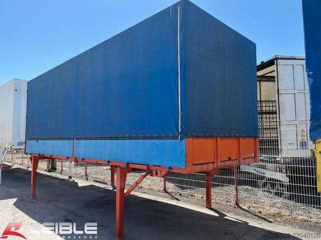 Remolque con caja móvil ACKERMANN-FRUEHAUF Pritsche + Plane*Wechselpritsche*41m³*Klapprunge
