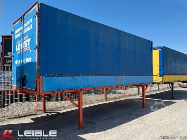 Remolque con caja móvil ACKERMANN-FRUEHAUF Pritsche + Plane*Wechselpritsche*41m³*Klapprunge