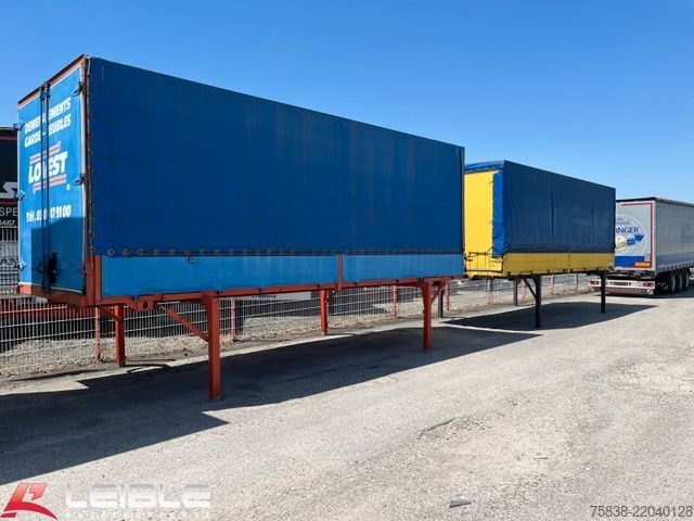 Remolque con caja móvil ACKERMANN-FRUEHAUF Pritsche + Plane*Wechselpritsche*41m³*Klapprunge