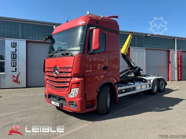 Camión portacontenedores de gancho MERCEDES-BENZ Actros 2545* Hakenlift*Lift-Lenkachse*332TKM*