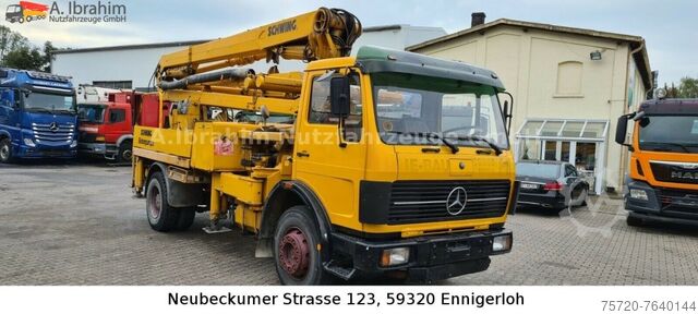 Beton pompası kamyonu Mercedes-Benz LK 1617, Schwing Betonpumpe, Oldtimer