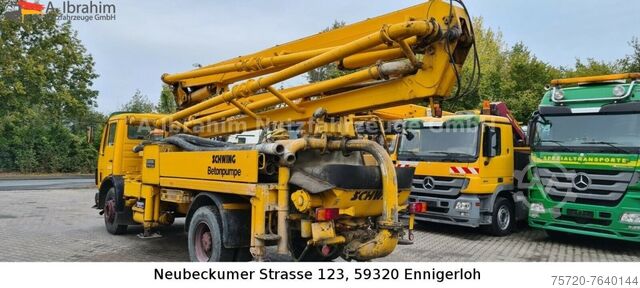 Beton pompası kamyonu Mercedes-Benz LK 1617, Schwing Betonpumpe, Oldtimer