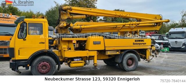 Beton pompası kamyonu Mercedes-Benz LK 1617, Schwing Betonpumpe, Oldtimer
