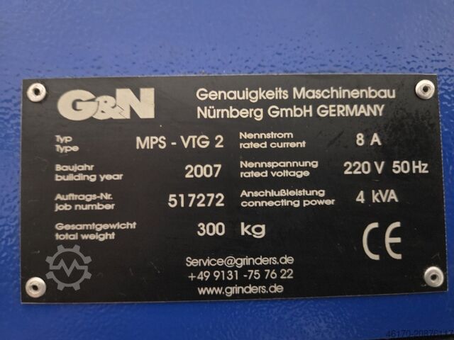 Tool grinder G&N MPS-VTG 2