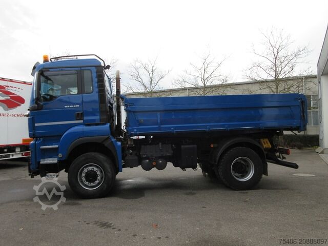 Kipper LKW man TGS 18.480 4x4 BB AHK, Anbauplatte