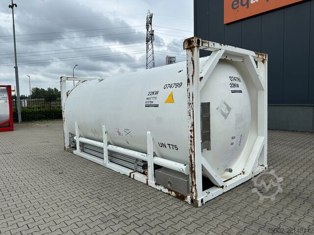 Tank container Air Liquide Italia SRL CERTIFIED 20FT CRYOGENIC T75 ISO Tank Container...