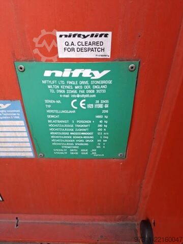 Gelenkteleskoparbeitsbühne Niftylift HR28 HYBRID 4X4