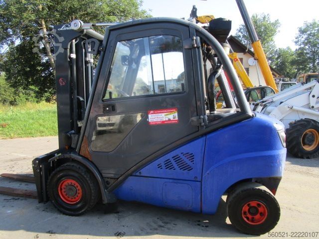 รถยกดีเซล Linde H35D-02 Zinkenversteller + Seitenschieber