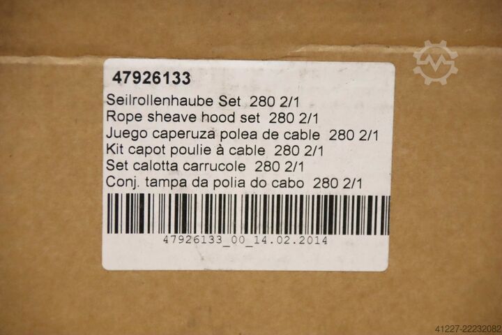 Set poklopaca za remenice sajle Demag 280 2/1  47926133