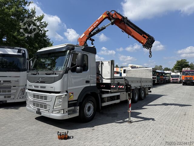 Flatbed truck Volvo FM420 6X2*4 Kran Atlas 172.3E bis 18 Meter
