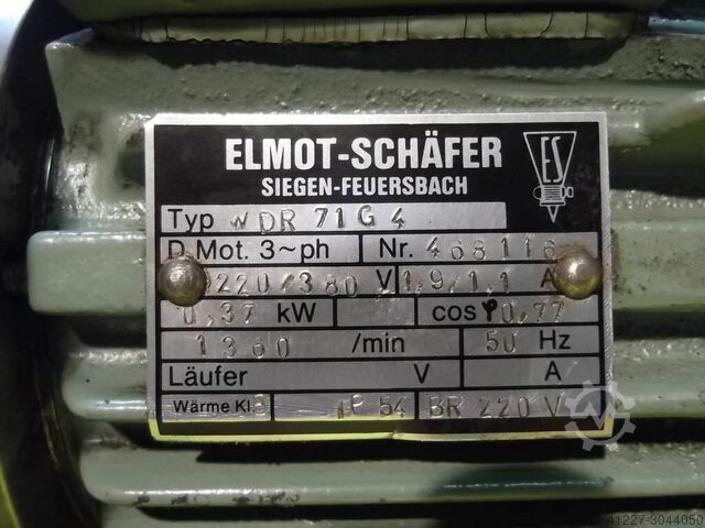 Moteur à engrenages réglable 0,37 kW 190-1000 tr/min MOTOVARIO TKF/5