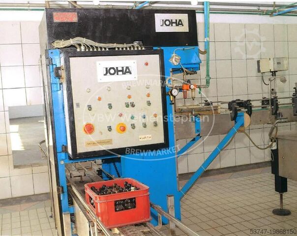 Ligne de remplissage de bouteilles en verre à usage unique Inex, Krones, Adelski, Pirzer, JOHA 