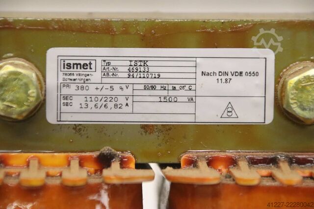 Transformator 1500 VA ismet ISTK   469133
