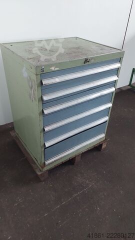 Шкаф с выдвижными ящиками, 6 секций. BOTT Rollengelagerter Schubladenschrank