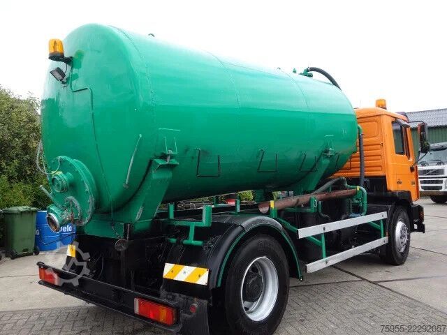 Saugfahrzeug MAN 18-264 6 cil manualpomp,toilet truckt vacuum/ p...