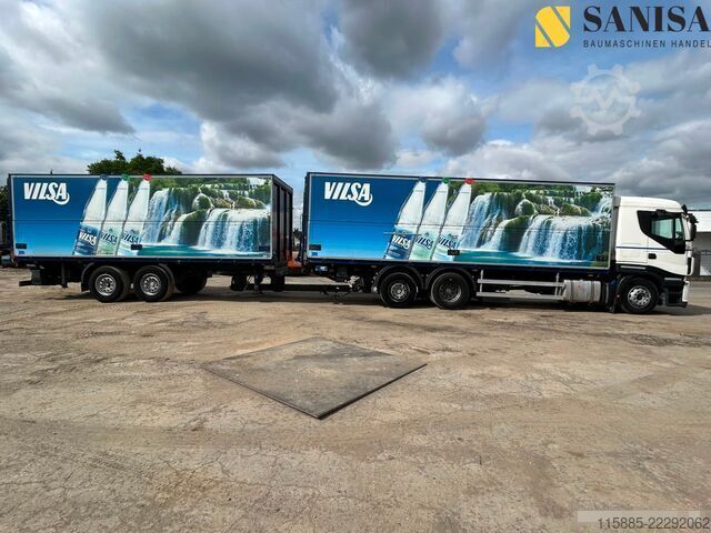 LKW mit Getränkeaufbau Iveco Stralis AS260S42/2x LBW/Schwenkwand/Zug