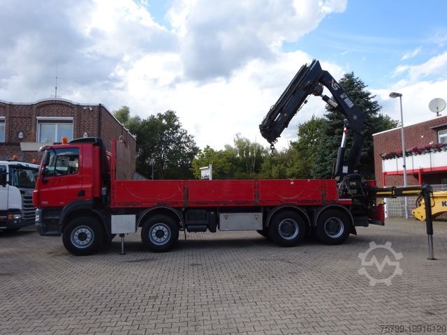 Grue montée sur camion DAF 85.410 Pritsche + HIAB 322E6 Kran 8x4