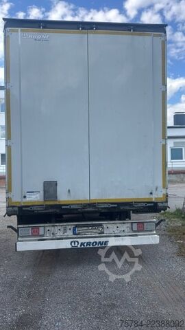 Nyitott ponyvás félpótkocsi KRONE SD STANDARD CURTAINSIDER,  PALETTENKASTEN, LIFTACHSE, MIETKAUF MGL.