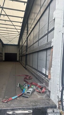 Nyitott ponyvás félpótkocsi KRONE SD STANDARD CURTAINSIDER,  PALETTENKASTEN, LIFTACHSE, MIETKAUF MGL.