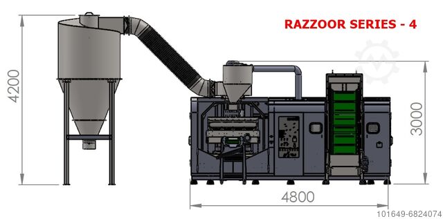 Cortaalambres SINC Nations Razzoor Series Cable Granulating Machine