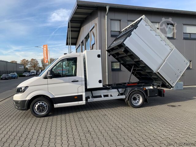 Furgone ribaltabile a tre lati VOLKSWAGEN Crafter 50 3-S-KIPPER GESCHLOSSEN TEMP AHK KLIMA