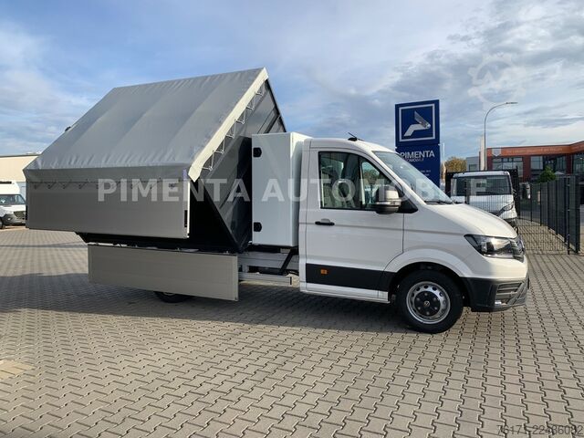 Furgone ribaltabile a tre lati VOLKSWAGEN Crafter 50 3-S-KIPPER GESCHLOSSEN TEMP AHK KLIMA