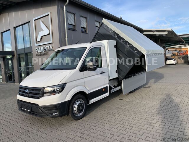 Furgone ribaltabile a tre lati VOLKSWAGEN Crafter 50 3-S-KIPPER GESCHLOSSEN TEMP AHK KLIMA
