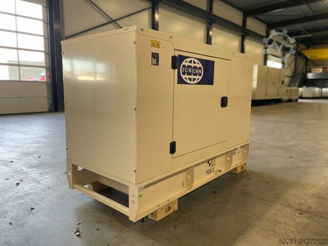 Generator set FG Wilson P33-3 - 33 kVA Genset - 125L Tank - DPX-16003-66