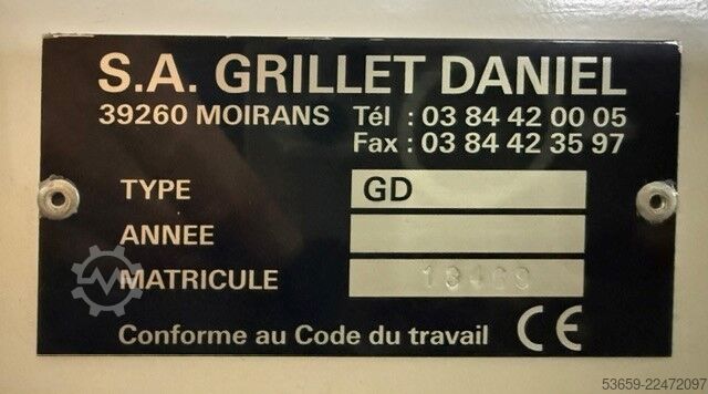 Förderbänder S.A. Grillet Daniel S.A. Grillet Daniel GD 720 x 3.000, 2013