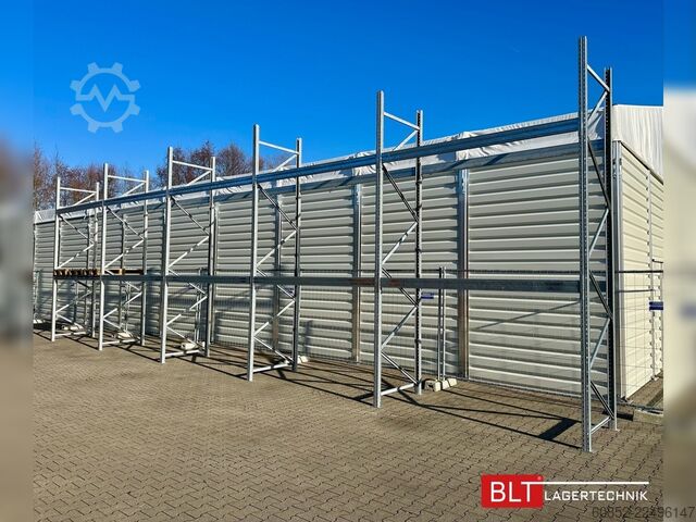 Rak palet 14,0 lfm Palettenregale für Außenbereich H: 4,5m , 3000 kg Fachlast , FVZ