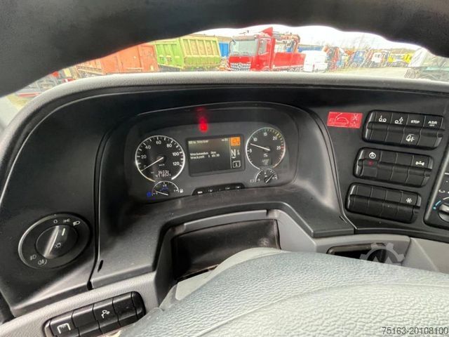 รถบรรทุกขนถ่ายตู้คอนเทนเนอร์แบบตะขอ (roll-off) MERCEDES-BENZ Actros 2541 L6x2 Abrollkipper mit Kran Funk+Grei