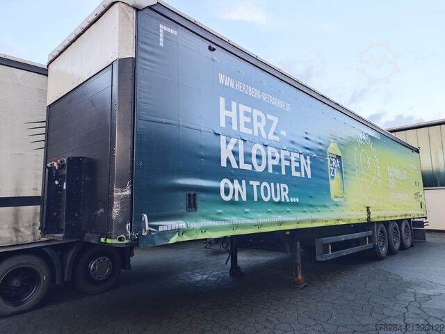 Semirremolque abierto con toldo Schmitz Cargobull S01 QuickSlide Liftachse Palettenanschl